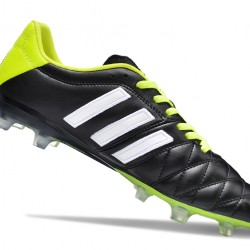 Adidas Adipure 11 PRO X PD25 TRX FG White Black Yellow And Green Soccer Cleats