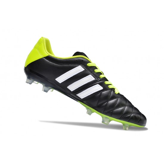 Adidas Adipure 11 PRO X PD25 TRX FG White Black Yellow And Green Soccer Cleats