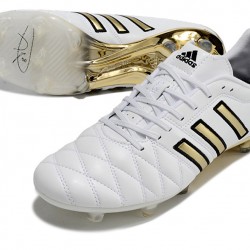 Adidas Adipure 11 PRO X PD25 TRX FG White Gold Black Soccer Cleats