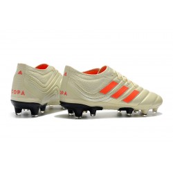 Adidas Copa 19.1 FG Orange Beige Black Soccer Cleats