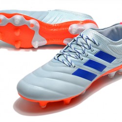 Adidas Copa 20.1 FG Low Mens Orange Grey Blue Soccer Cleats