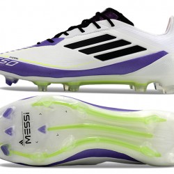 Adidas F50 ELITE FG Black White Men's Soccer Cleats