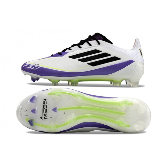 Exceptional Quality Adidas F50 ELITE FG Black White Mens Soccer Cleats For Sale