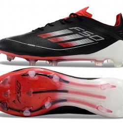 Adidas F50 ELITE FG Black and Red Men's Soccer Cleats