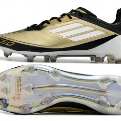 Adidas F50 ELITE FG Gold Black Men's Soccer Cleats