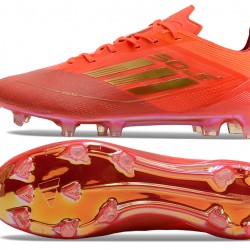 Adidas F50 ELITE FG Orange and Gold Men's Soccer Cleats