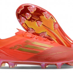 Adidas F50 ELITE FG Orange and Gold Men's Soccer Cleats