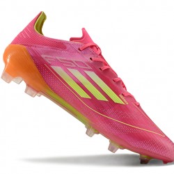 Adidas F50 ELITE FG Pink and Orange Men's Soccer Cleats