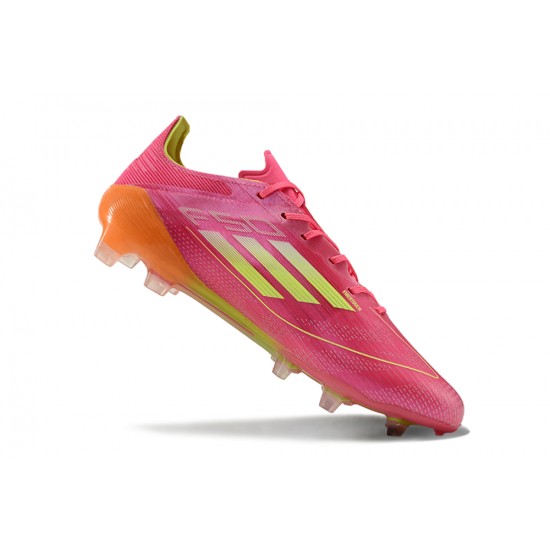 Exceptional Quality Adidas F50 ELITE FG Pink and Orange Mens Soccer Cleats Shop Online