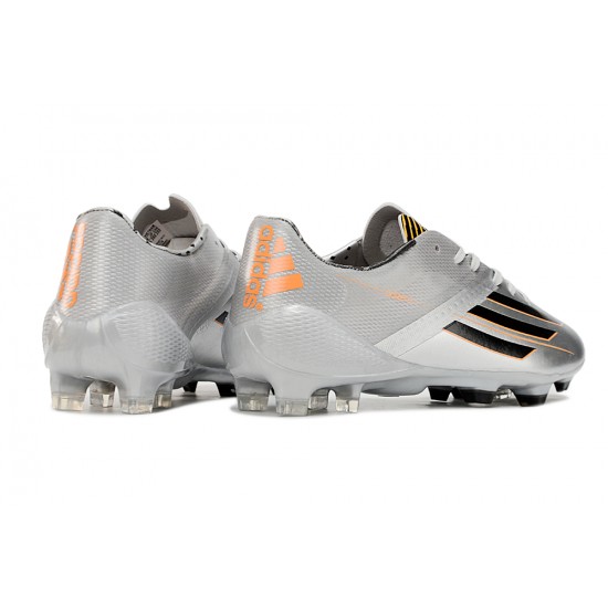 Top Quality Adidas F50 ELITE FG Silver and Black Mens Soccer Cleats Online Shop