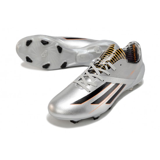 Top Quality Adidas F50 ELITE FG Silver and Black Mens Soccer Cleats Online Shop