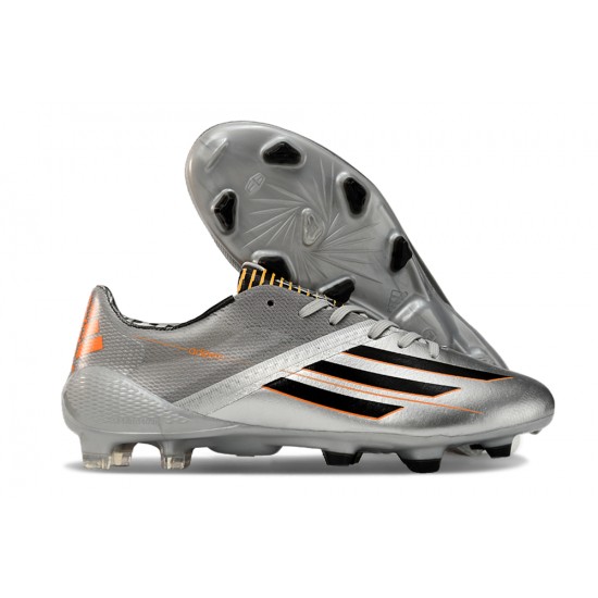 Top Quality Adidas F50 ELITE FG Silver and Black Mens Soccer Cleats Online Shop