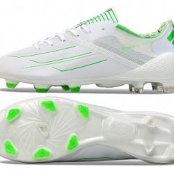 Adidas F50 ELITE FG White Green Low cut Men's Soccer Cleats