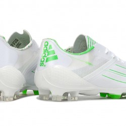 Adidas F50 ELITE FG White Green Low cut Men's Soccer Cleats