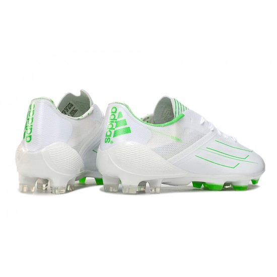 Click To Buy Adidas F50 ELITE FG White Green Low cut Mens Soccer Cleats Shop Online