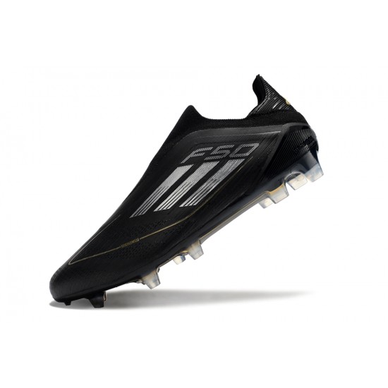 Select and Buy Adidas F50 Elite Laceless FG Black and Gold Mens Soccer Cleats Online