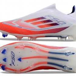 Adidas F50 Elite Laceless FG Orange White Men's Soccer Cleats