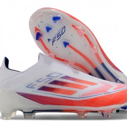 Adidas F50 Elite Laceless FG Orange White Men's Soccer Cleats