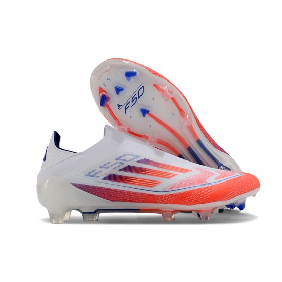 Where Can I Buy Adidas F50 Elite Laceless FG Orange White Mens Soccer Cleats Sale