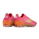 Sell Like Wild Fire Adidas F50 Elite Laceless FG Pink Orange Mens Soccer Cleats Online Shop