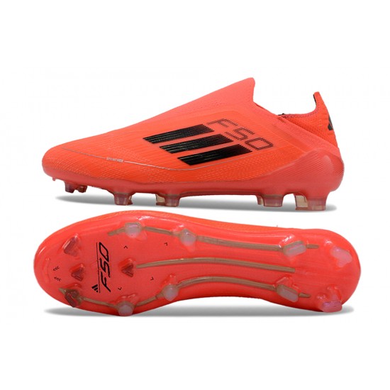 Where Can I Buy Adidas F50 Elite Laceless FG Shoelace Orange Mens Soccer Cleats For Sale