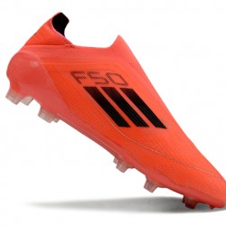 Adidas F50 Elite Laceless FG Shoelace Orange Men's Soccer Cleats