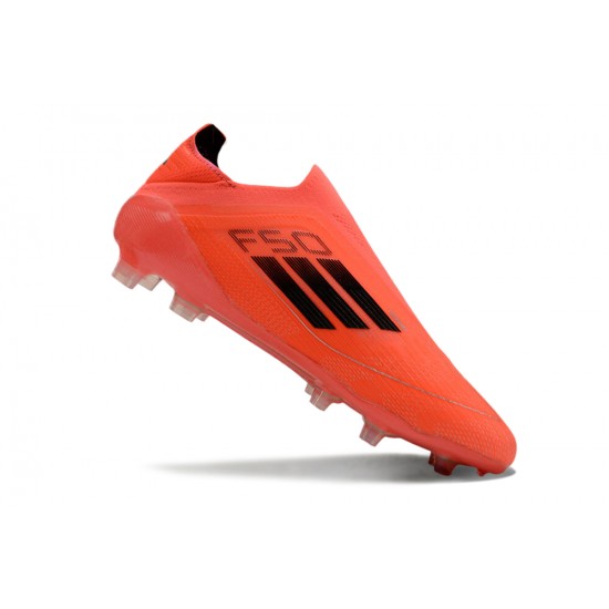 Where Can I Buy Adidas F50 Elite Laceless FG Shoelace Orange Mens Soccer Cleats For Sale