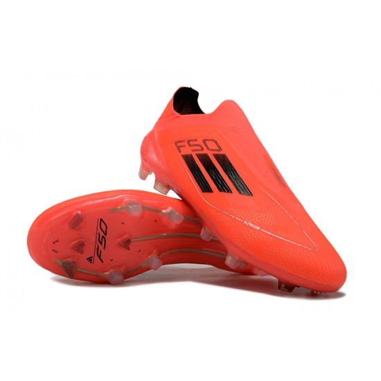 Where Can I Buy Adidas F50 Elite Laceless FG Shoelace Orange Mens Soccer Cleats For Sale