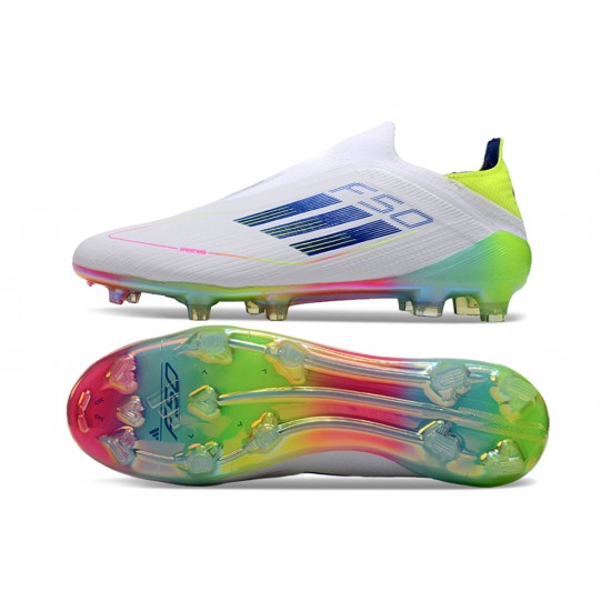 Our Top Picks Adidas F50 Elite Laceless FG White Low cut Mens Soccer Cleats Online Shop