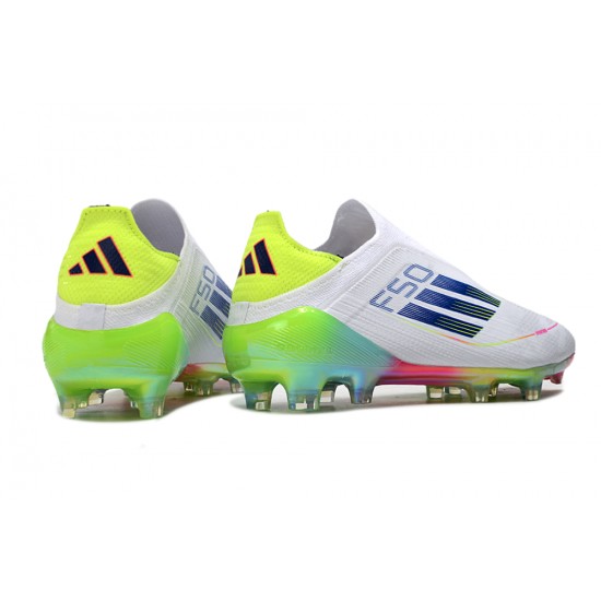 Our Top Picks Adidas F50 Elite Laceless FG White Low cut Mens Soccer Cleats Online Shop