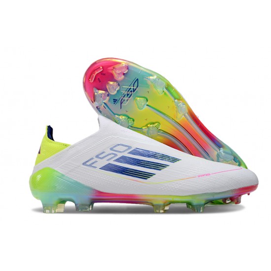 Our Top Picks Adidas F50 Elite Laceless FG White Low cut Mens Soccer Cleats Online Shop