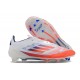 Where Can I Buy Adidas F50 Elite Laceless FG White and Orange Mens Soccer Cleats Online Shop