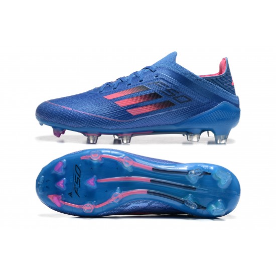 Buy the latest Adidas F50 FG Low Blue cut Mens Soccer Cleats Sale