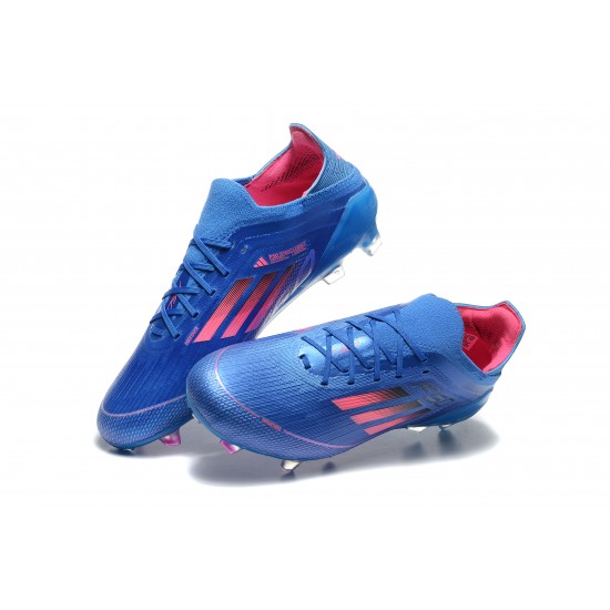 Buy the latest Adidas F50 FG Low Blue cut Mens Soccer Cleats Sale