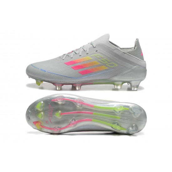 Exceptional Quality Adidas F50 FG Low Grey cut Mens Soccer Cleats Online