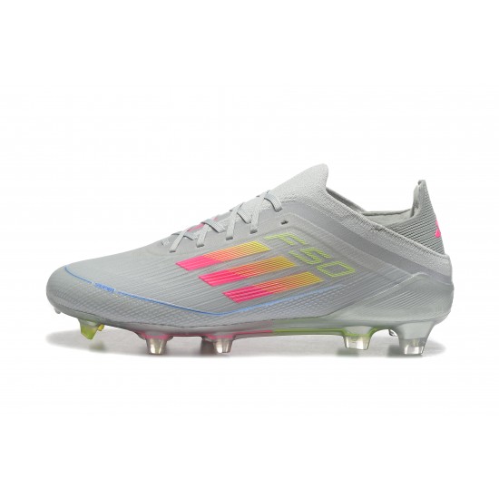 Exceptional Quality Adidas F50 FG Low Grey cut Mens Soccer Cleats Online