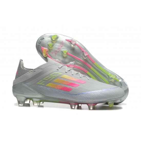 Exceptional Quality Adidas F50 FG Low Grey cut Mens Soccer Cleats Online