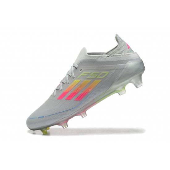 Exceptional Quality Adidas F50 FG Low Grey cut Mens Soccer Cleats Online