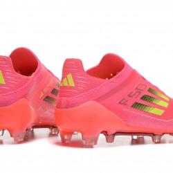 Adidas F50 FG Low Pink Red cut Men's Soccer Cleats