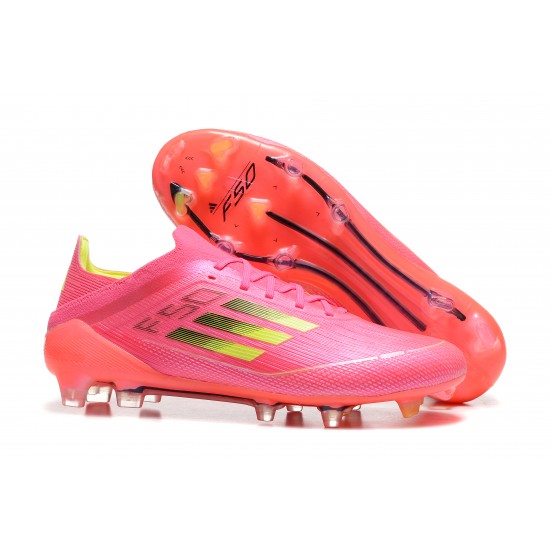 Shop the latest Adidas F50 FG Low Pink Red cut Mens Soccer Cleats Shop Online