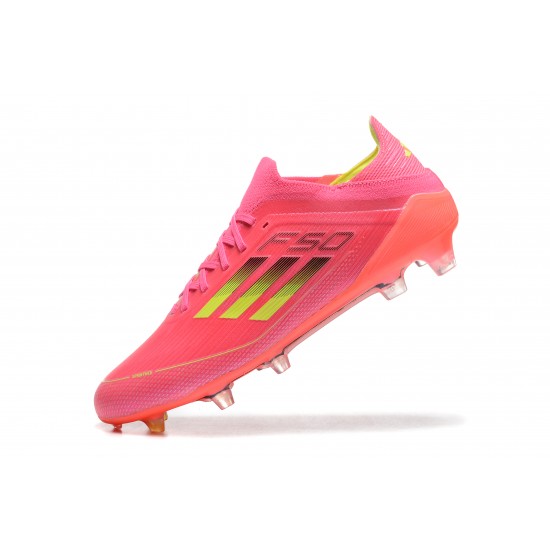 Shop the latest Adidas F50 FG Low Pink Red cut Mens Soccer Cleats Shop Online