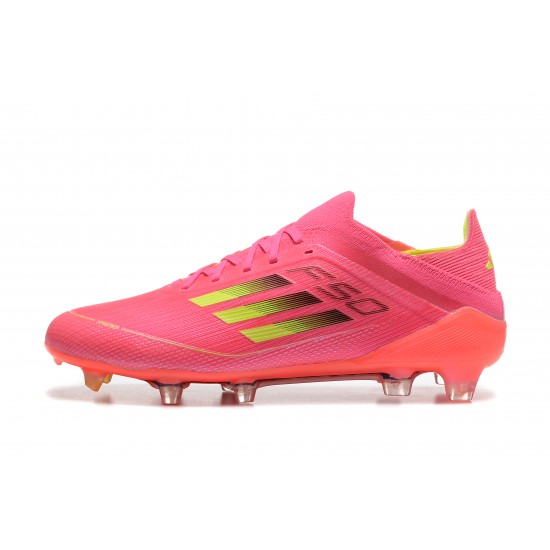 Shop the latest Adidas F50 FG Low Pink Red cut Mens Soccer Cleats Shop Online