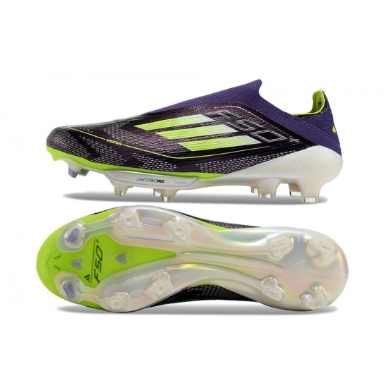 Best Quality Adidas F50 FG Purple and Black Women and Men Soccer Cleats For Sale