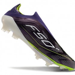 Adidas F50 FG Purple and Black Women and Men Soccer Cleats