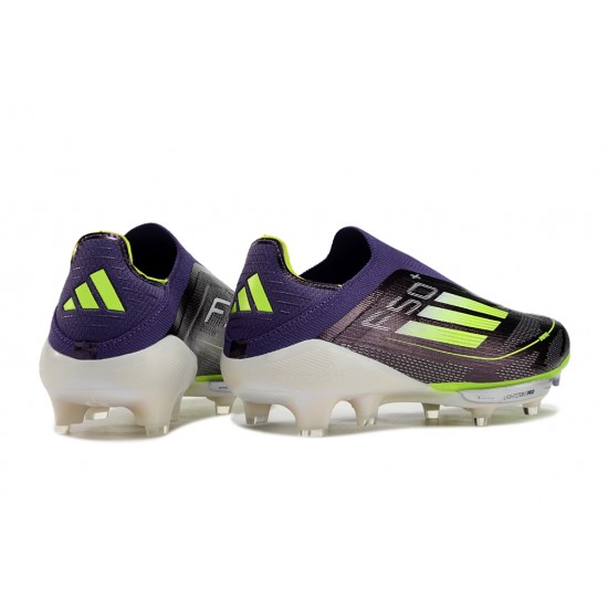 Best Quality Adidas F50 FG Purple and Black Women and Men Soccer Cleats For Sale