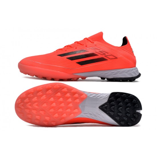 Goods That Sell Well Adidas F50 PRO TF Red Black Mens Soccer Cleats Online