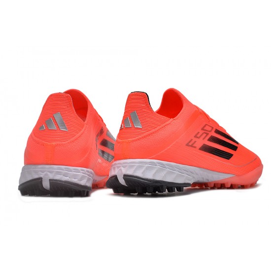 Goods That Sell Well Adidas F50 PRO TF Red Black Mens Soccer Cleats Online