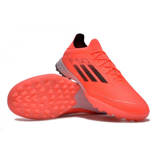 Goods That Sell Well Adidas F50 PRO TF Red Black Mens Soccer Cleats Online