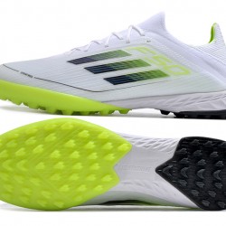 Adidas F50 PRO TF White Green Men's Soccer Cleats