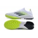 Exceptional Quality Adidas F50 PRO TF White Green Mens Soccer Cleats Online Shop